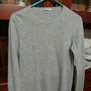 MALO cashmere blend light grey sweater